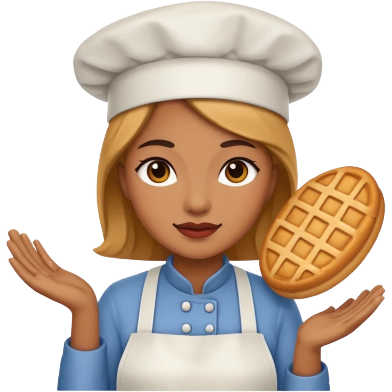 baker woman medium skin tone emoji