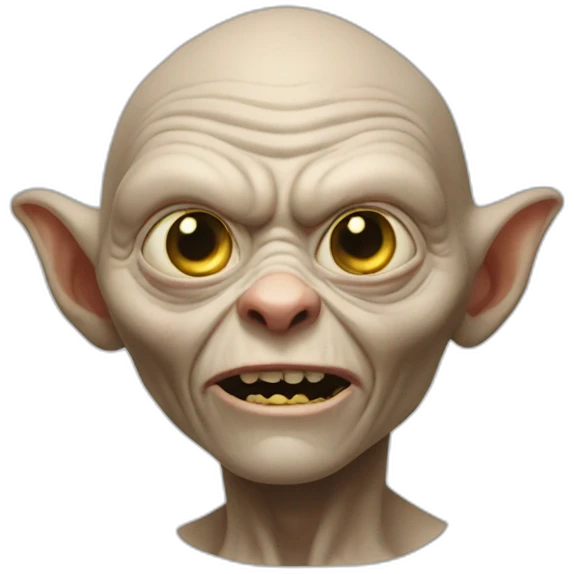 Golum wink emoji