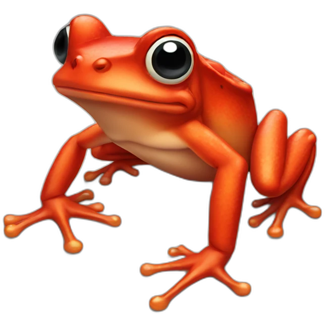 red frog emoji
