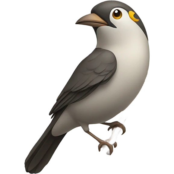 Bird on a wire emoji