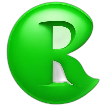 green R in circle emoji