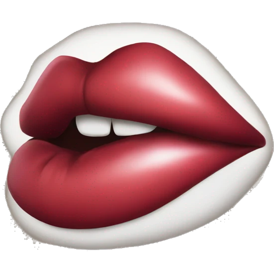 Lip emoji