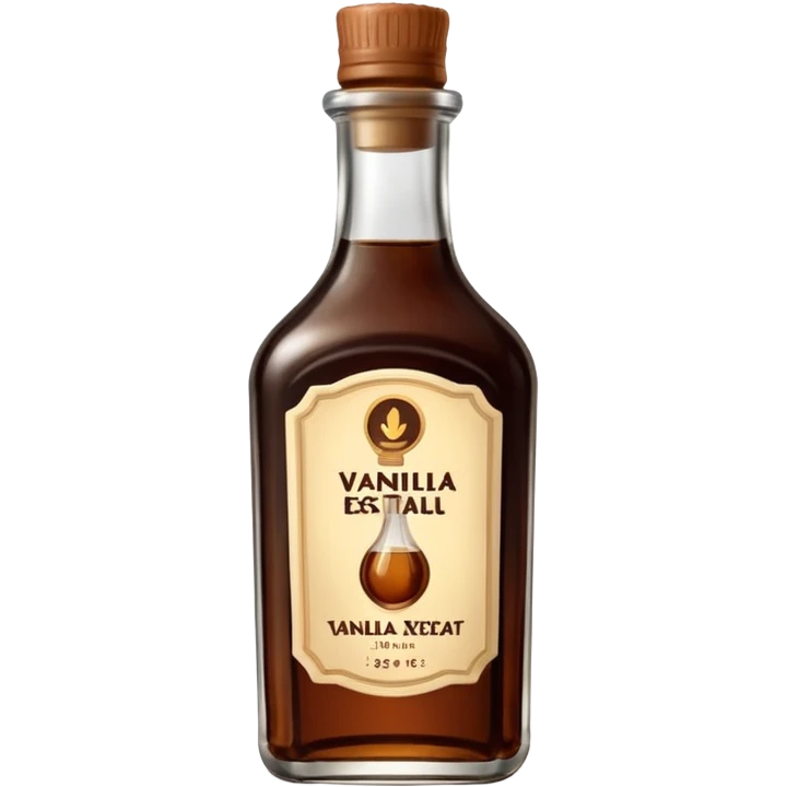 bottle of vanilla extract emoji