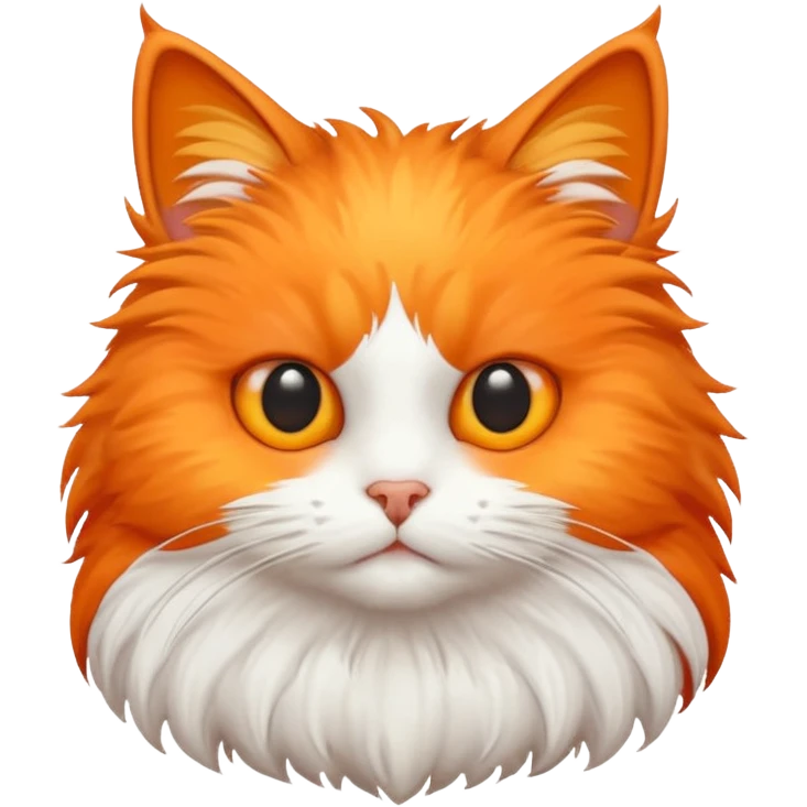 a cat in a bird shape emoji