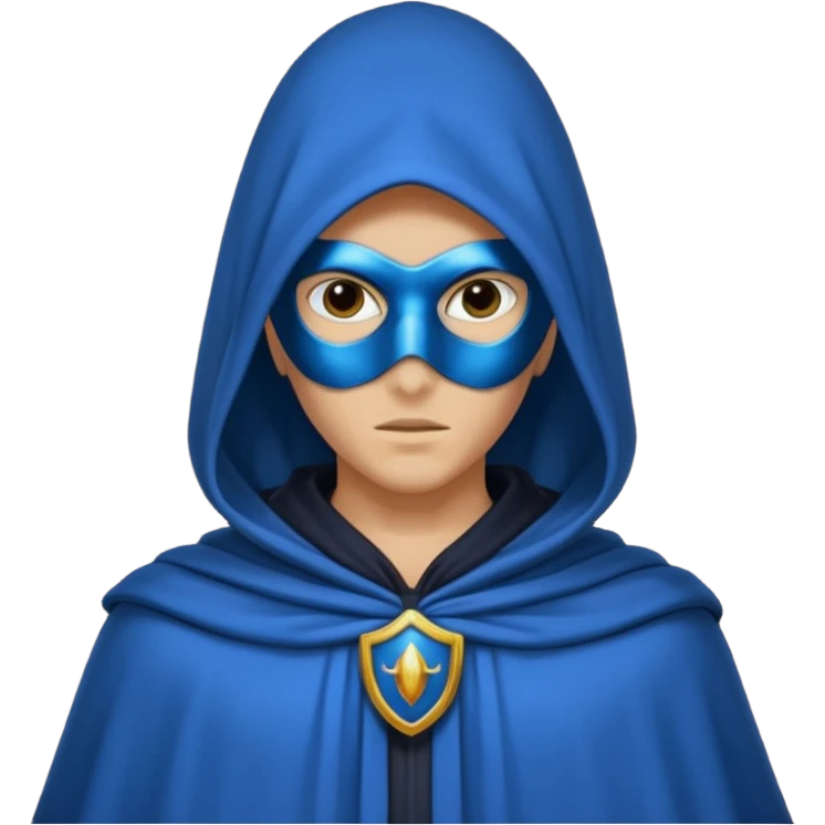 blue Cloaked night guards emoji