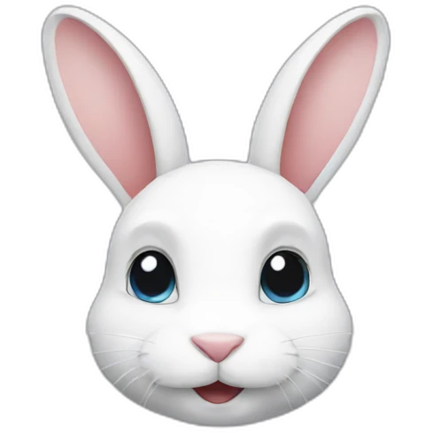 white rabbit emoji