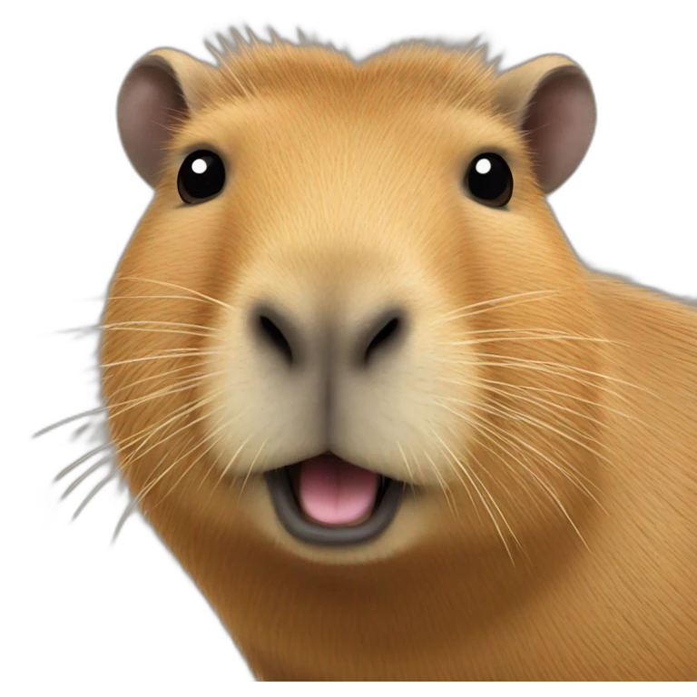 Capybara realistic emoji