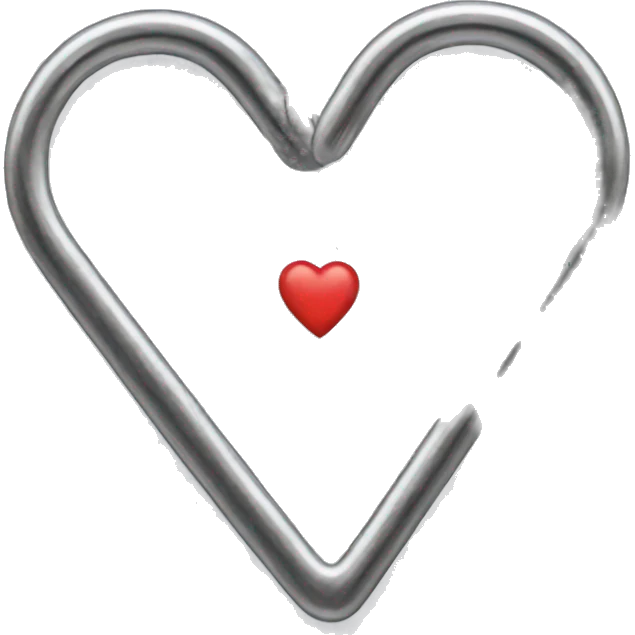paper clip heart  emoji