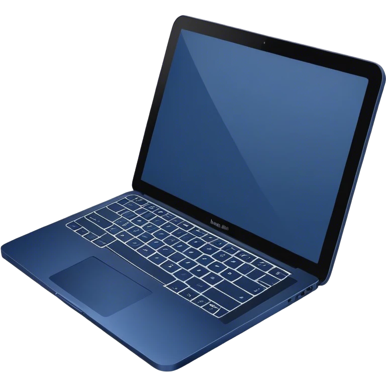dark blue 
laptop emoji