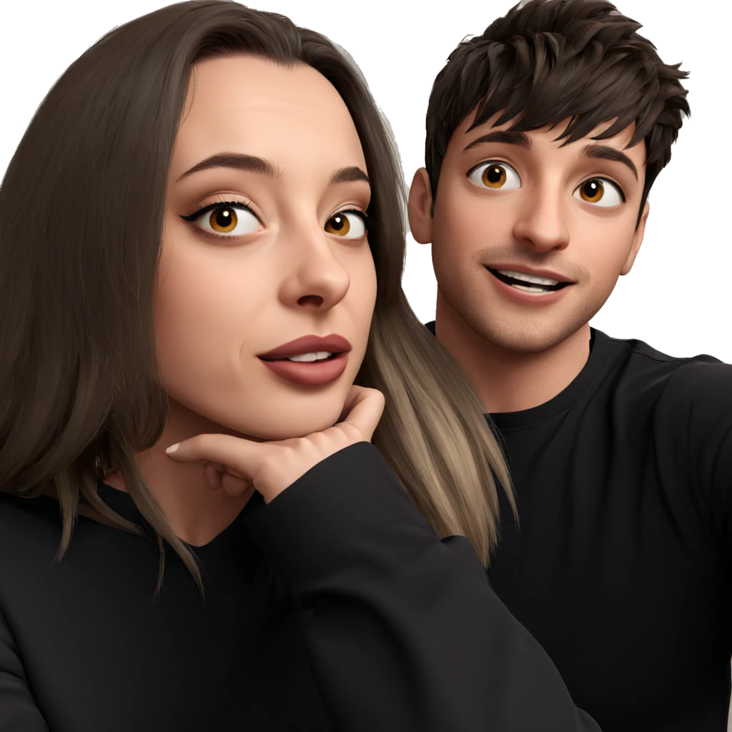 playful moment with friends emoji