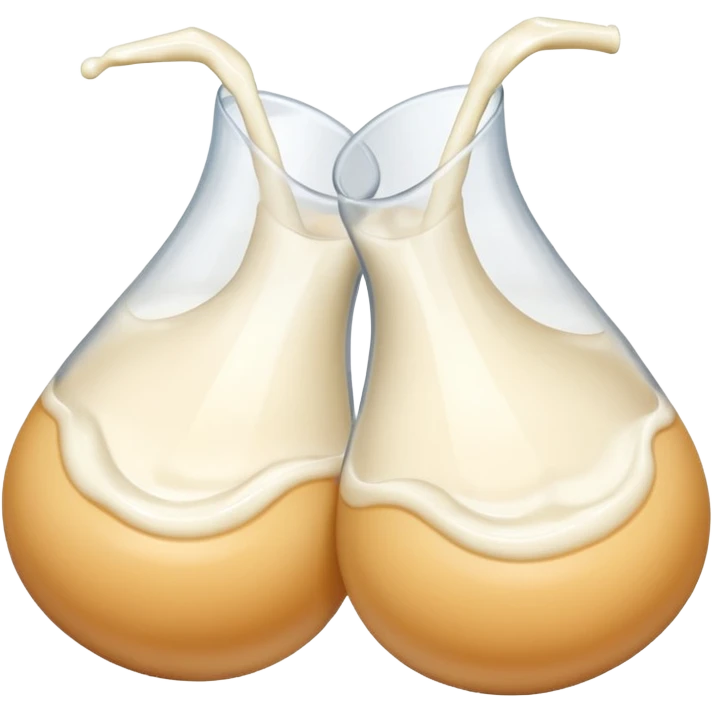 Boobs with milk coming out emoji