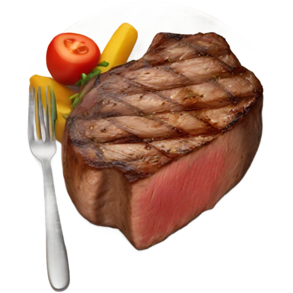 Steak birthday emoji