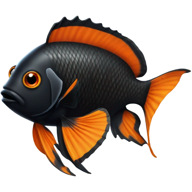 I need a black nemo fish  emoji
