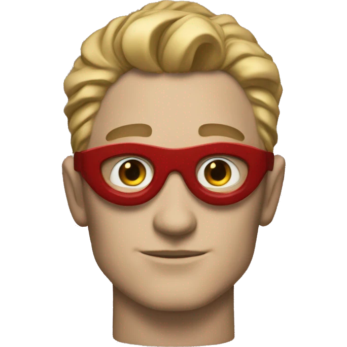 super homelander from "the boys" series with red eyes  emoji