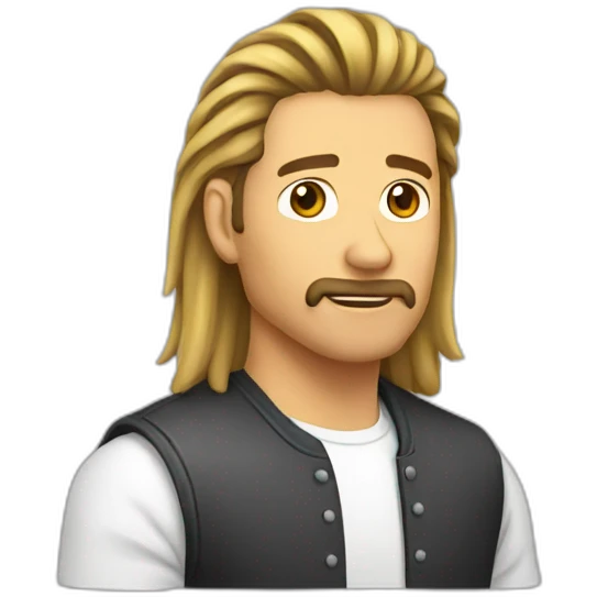 mullet cut emoji
