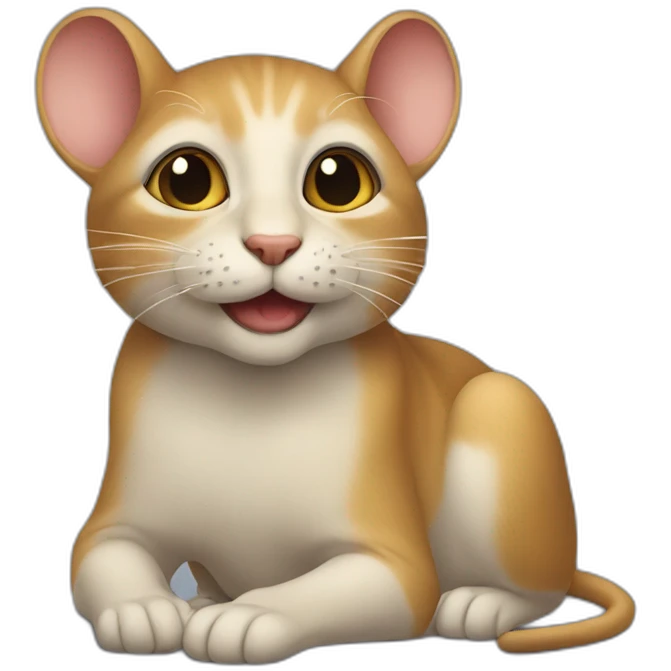 Chat et souris emoji