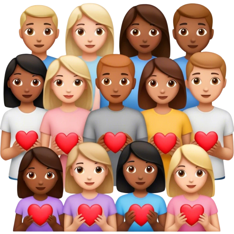 Congratulations with hearts emoji