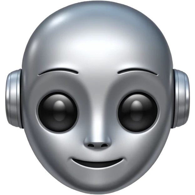 ai robot emoji, cute robot head emoji