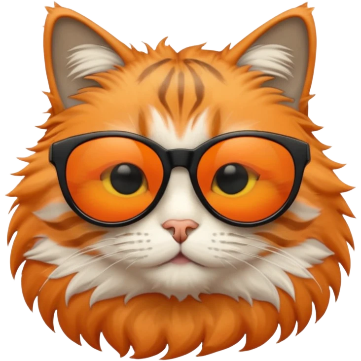 Cat wearing sunglasses emoji
