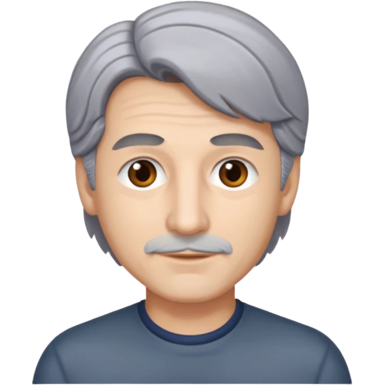 Michael Yanni with grey hair emoji
