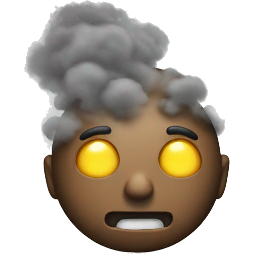Emoji with steam  emoji