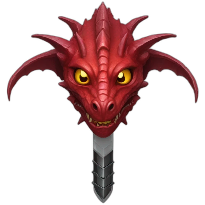 crazy-funny-cyberpunk-red-dragon-head-star-wars-laser-sword-red emoji