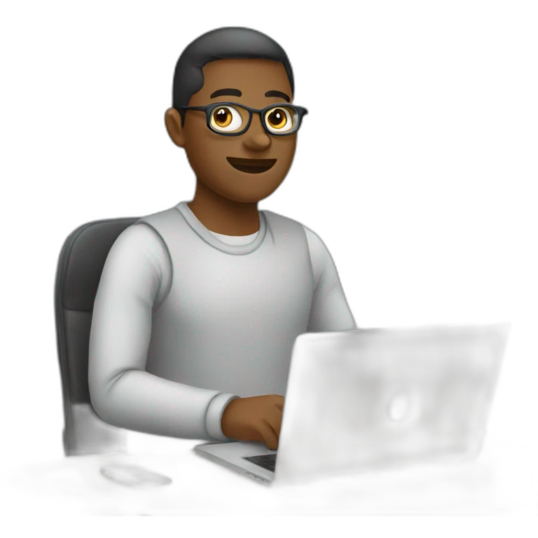 remote worker emoji