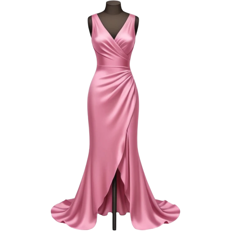 dress mannequin with pink dress emoji