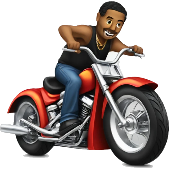 Lowrider 3 wheeling emoji