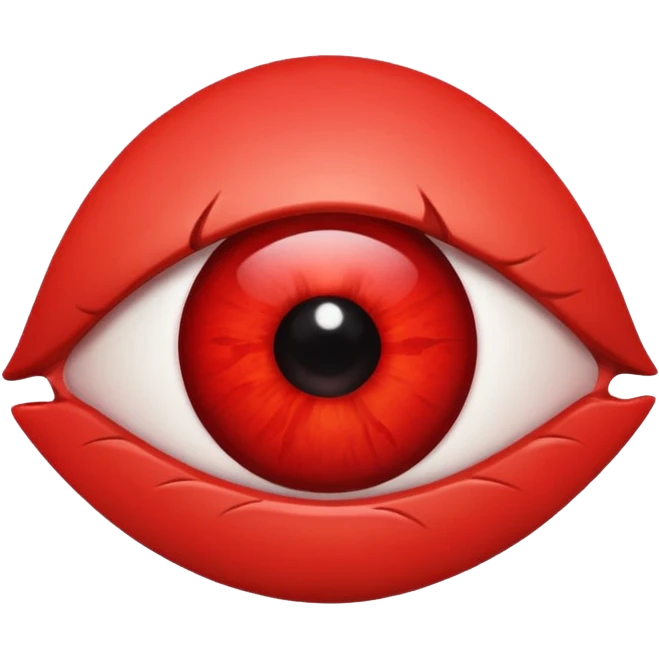 Angry Only single eye emoji