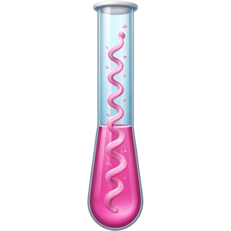 pink liquid in test tube emoji