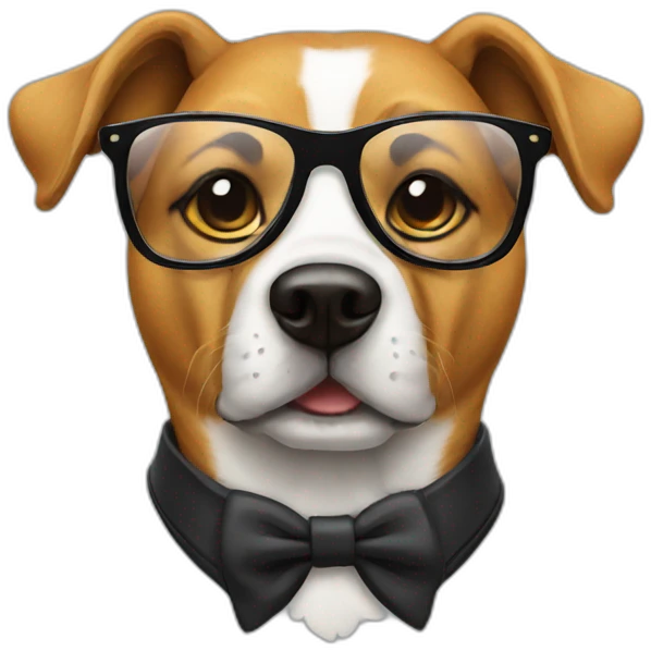 Dog with swag glasses  emoji