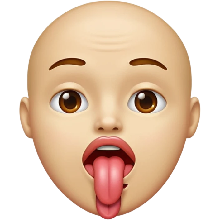 Licking lips with tongue  emoji