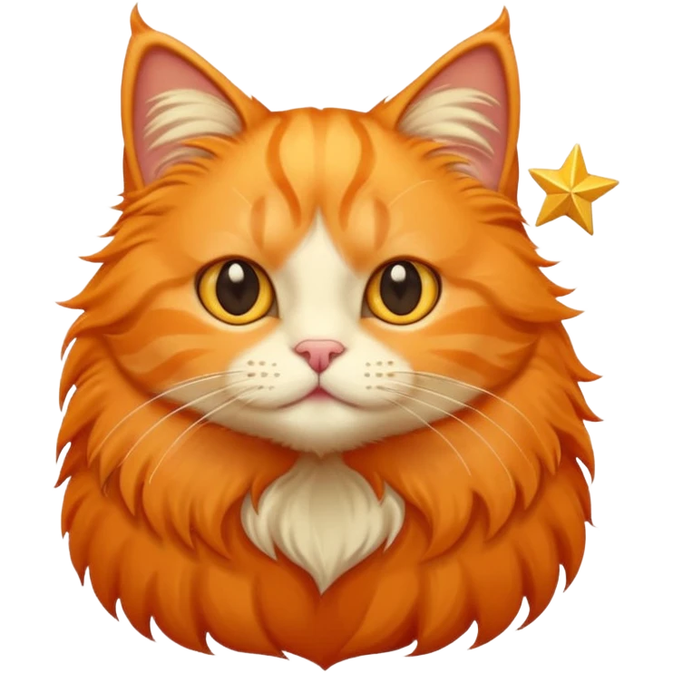 Gato com estrela emoji