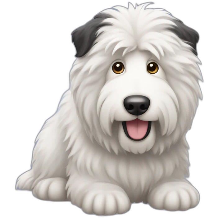 English-sheepdog emoji