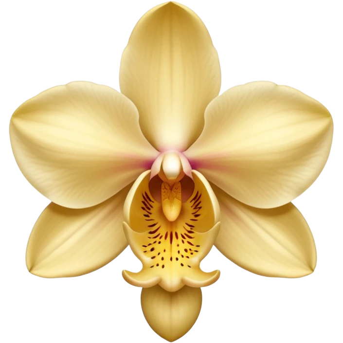 Beige orchid  emoji