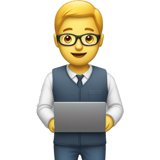 QA Engineer with loptop emoji