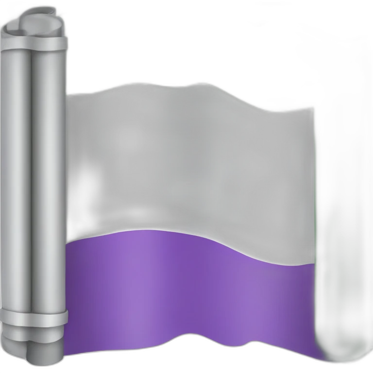 drapeau vert blanc violet emoji