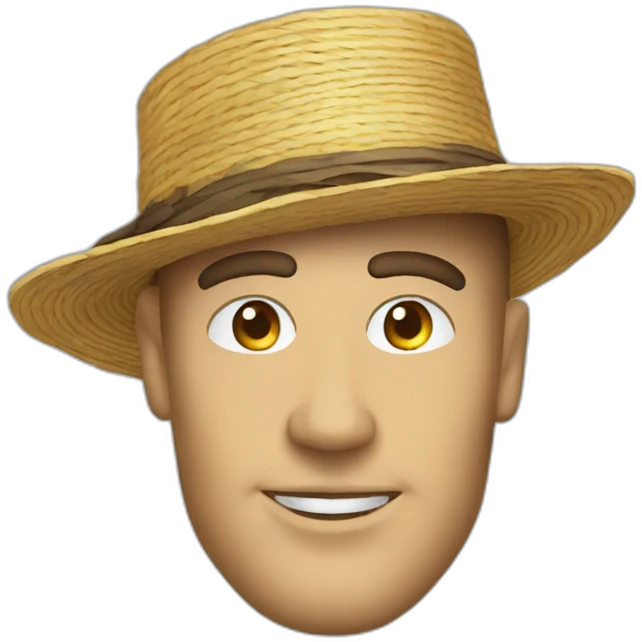 Les chapeaux de paille emoji