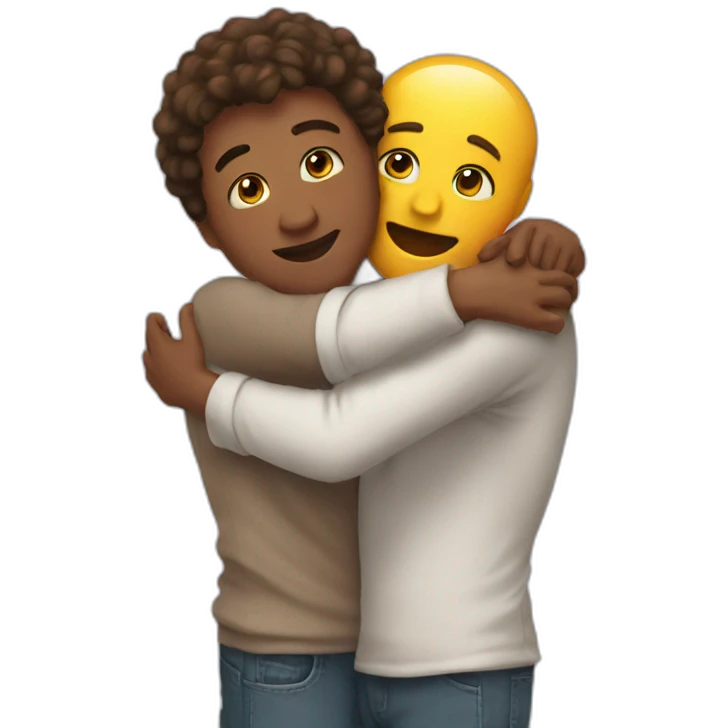 Love hug  emoji