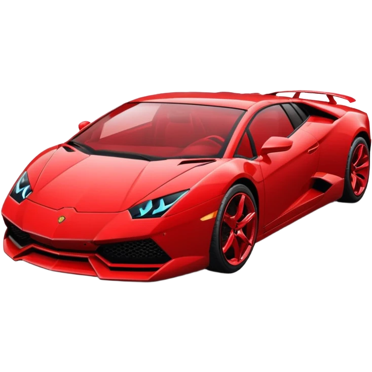 Red Lamborghini emoji