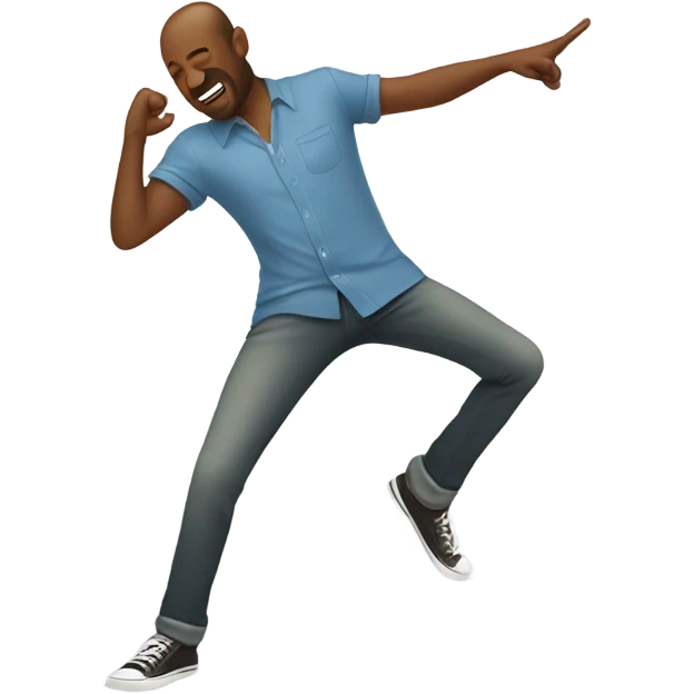 Chill guy dabbing emoji