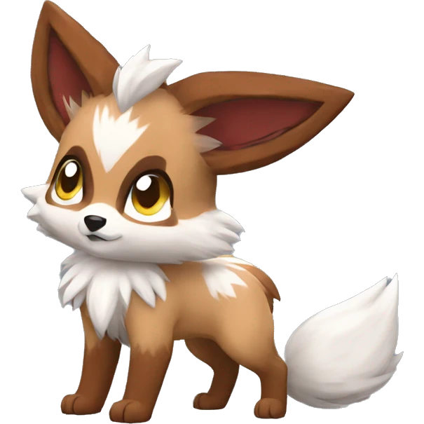 Lycanroc Vulpix Rocruff Eevee emoji