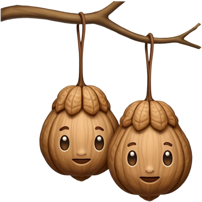 2 hangy wrinkly nuts emoji