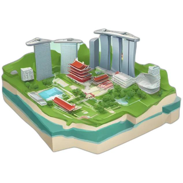 singapore in map emoji