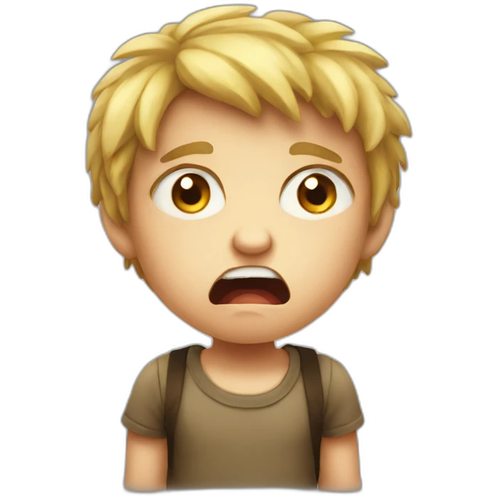 Angry child emoji