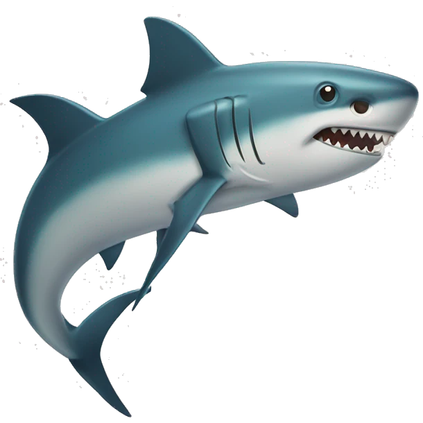 Tiburón con una espada emoji