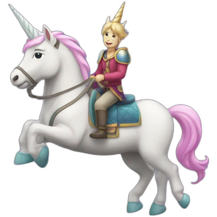 Licorne sur dromadaire emoji
