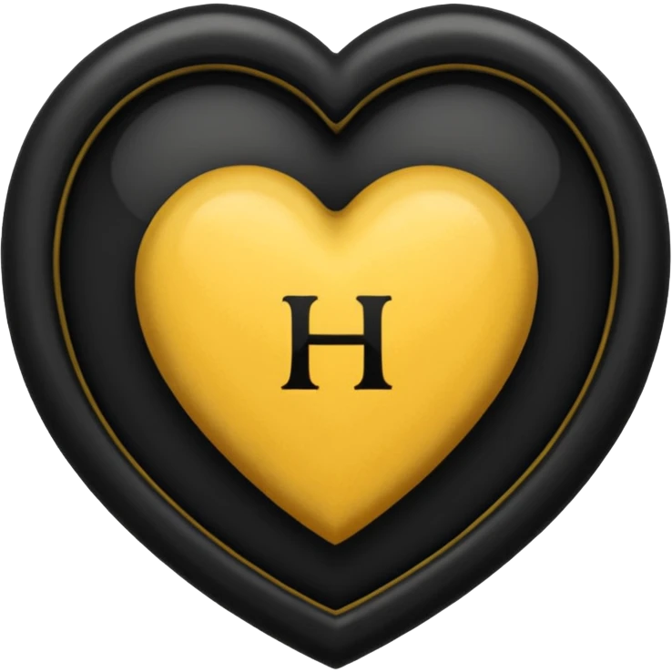 Hufflepuff’s heart hogwarts  emoji