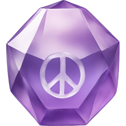 peace crystal  emoji